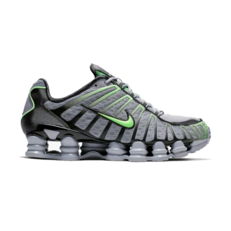 Tênis Nike Shox TL 12 Molas Cinza Tenis Masculino Calçados importados Shoes  Cinza e Verde original