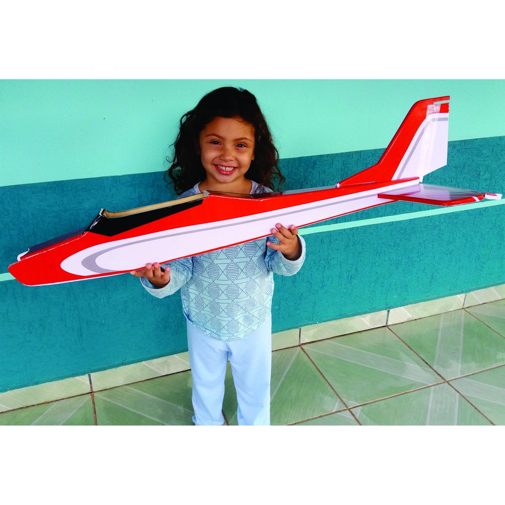 aeromodelo calmato asa alta 130cm kit para monta
