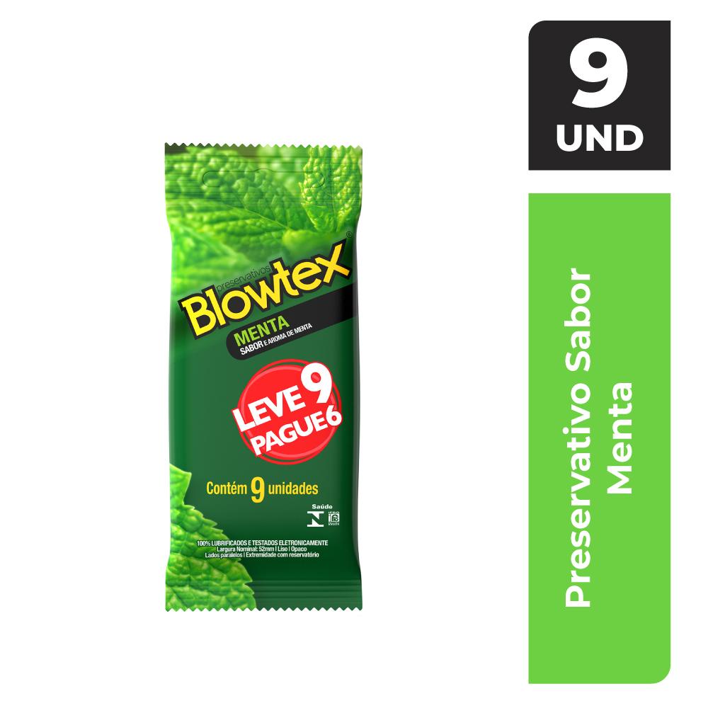 Preservativo Blowtex Menta Leve 9 Pague 6 unidades em Oferta na Shopee