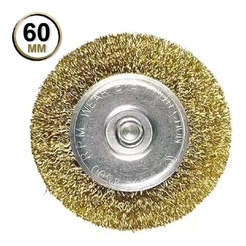 Escova Aço Circular Haste 6x60mm 744469 - Mtx