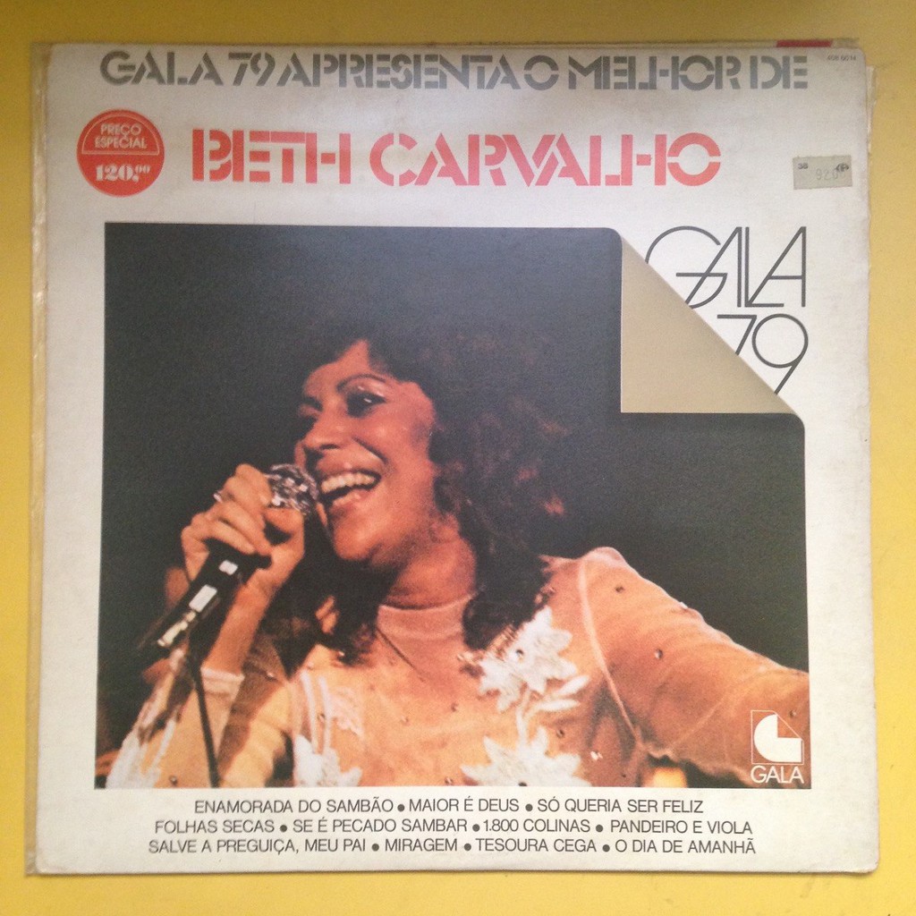 LP Vinil Beth Carvalho - Gala 79 Apresenta O Melhor De Beth Carvalho