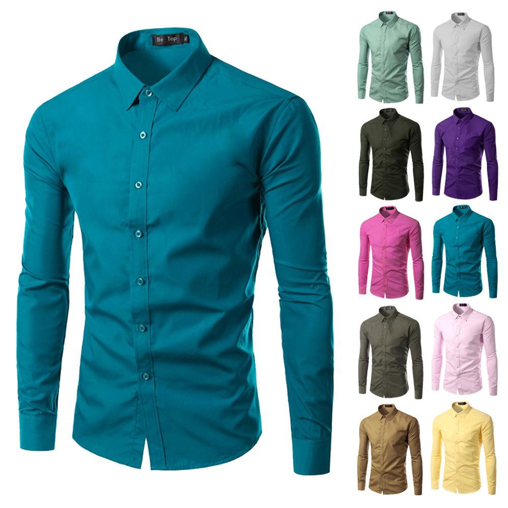 Camisa Social Masculina Manga Longo Promoção da Semana