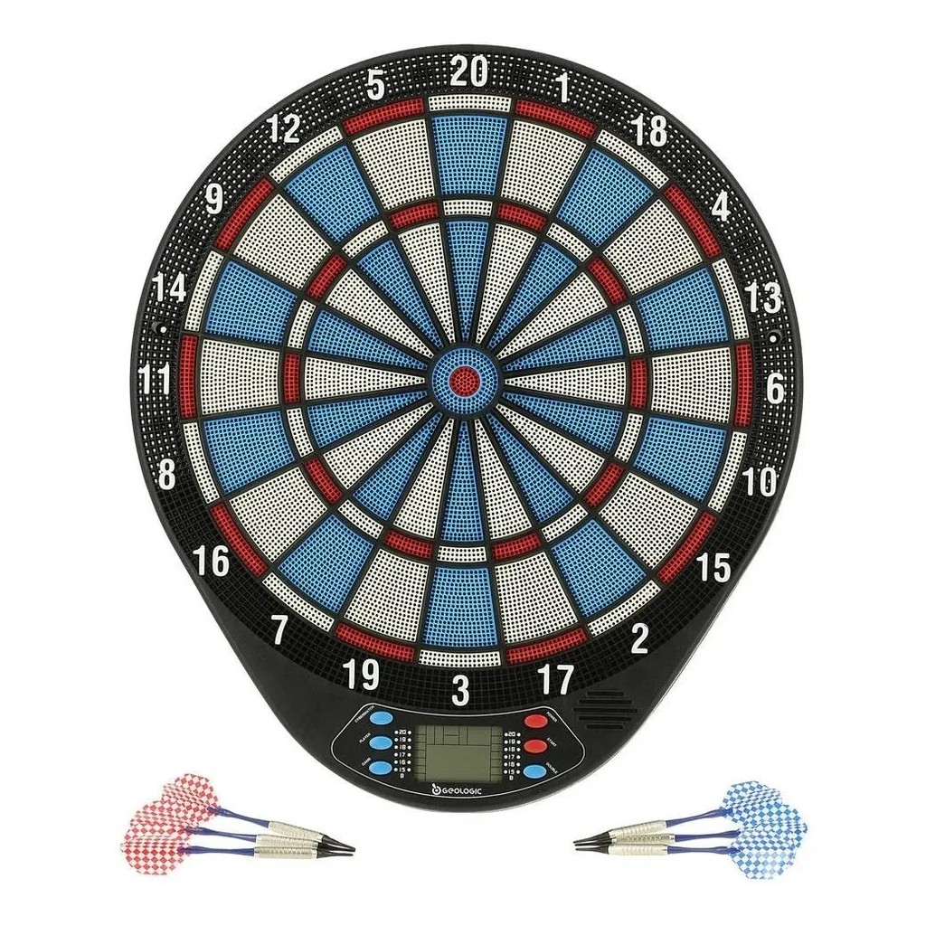 Jogo De Dardos Eletrônico Com Tela Lcd Ed110 Geologic Original