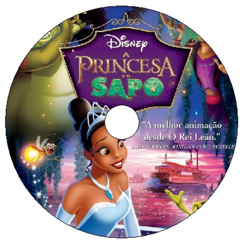 5 DVDS - Princesa Sapo Bela Fera Adormecida Sereia Anastasia