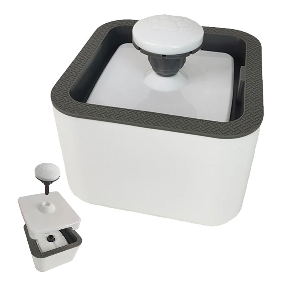 Bebedouro Fonte de Agua Filtro 2.5 Litros Gato Cachorro Caes Pet Bomba Dagua Automatico