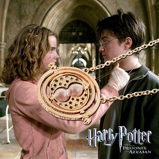 Colar Harry Potter Tempo Conversor Hermione Folheado A Ouro 18k Multicolor