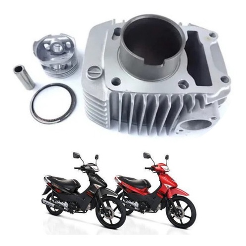 Kit Cilindro Pistão Camisa Motor Stander Traxx Sky 125