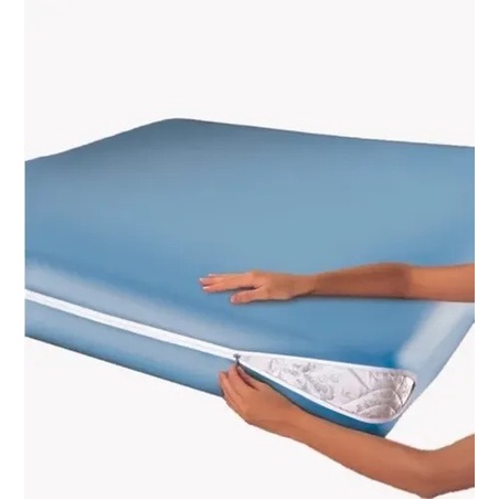 Capa Colchão Em Malha Gel Casal C/ Zíper 30cm em Oferta na Shopee