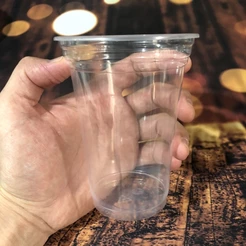 50 copo pp transparente 400/440 ml para chopp cerveja água suco refrigerante sem tampa ( chocobraz ) (CHOCO)