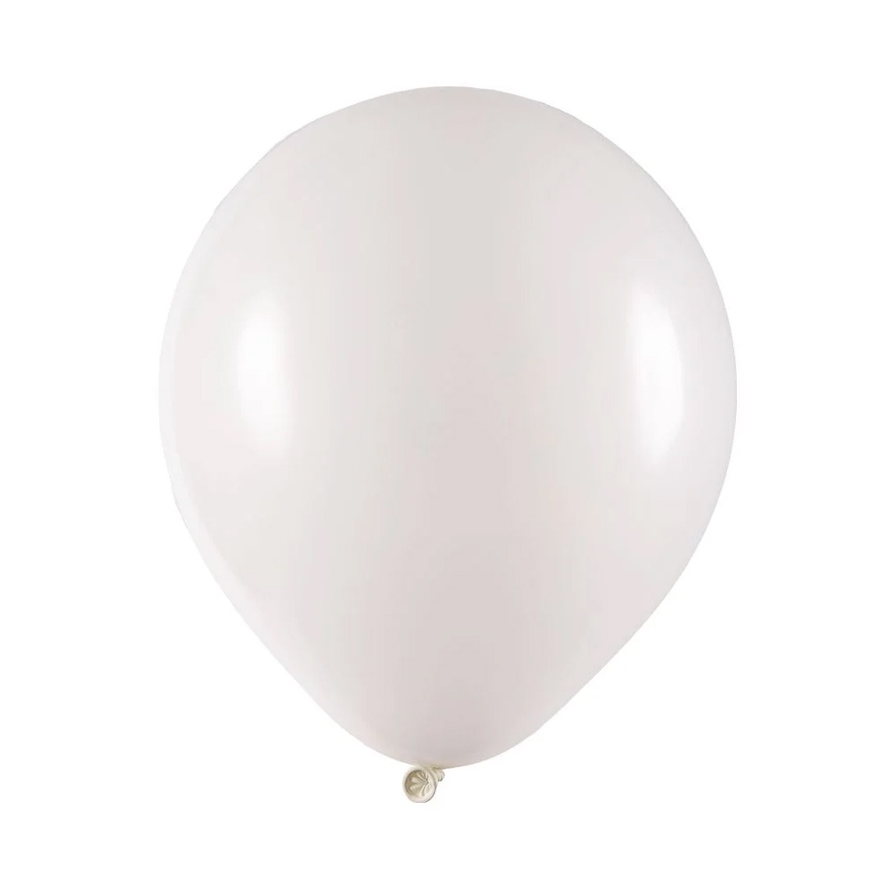 Balão de Festa Redondo Liso - Branco - 8" Buffet - 50 UN - Art Latex - Home & Living