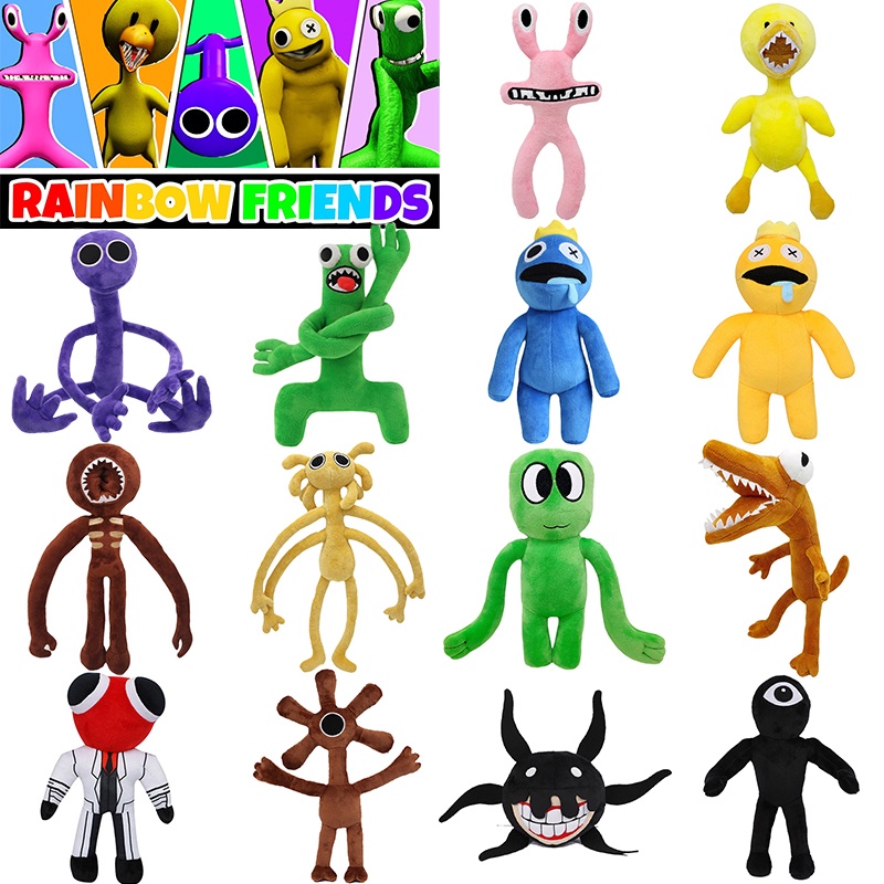 Roblox Rainbow Friends Pelúcia Brinquedo Jogo de Desenho Animado Presente  boneca recheado
