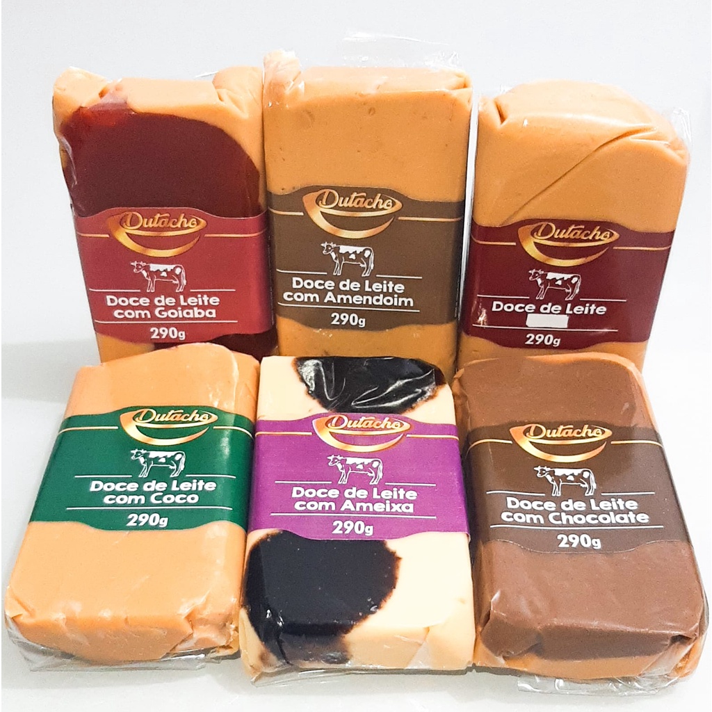 Doce de Leite Caseiro Puro Em Barra Vários Sabores