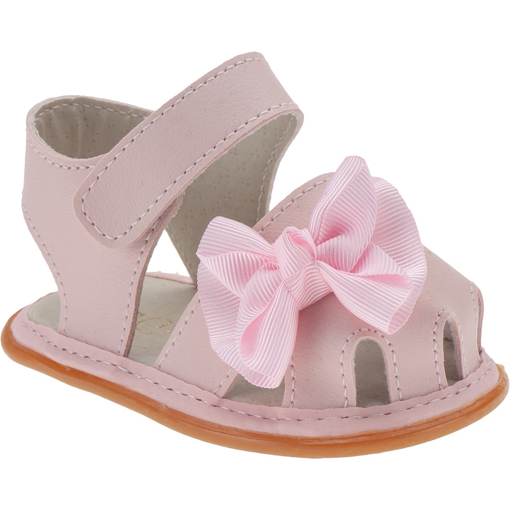 Sandália fechada infantil menina com laço delicada em Oferta na Shopee