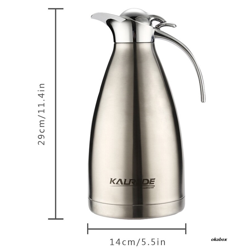 Garrafa Termica Inox 1,5l -cook 1,5 Litro Jarra Inox Coffee