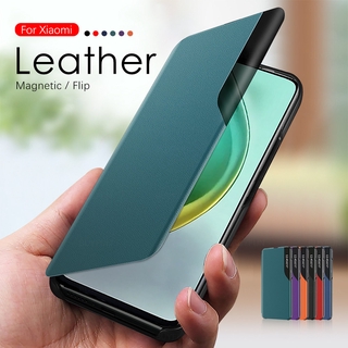 Para Samsung Galaxy S23 FE S22 Ultra/Plus S23 + S22 + S23ultra S22ultra S23FE A52 A52S 5G Capa Magnética De Couro Telefone Com Visor Inteligente