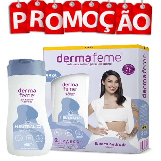 Sabonete Íntimo Dermafeme Neutralizz 400ml - Cimed