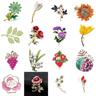 Broche Feminino Com Strass De Alta Qualidade Para Óleo Gotejamento/Frutas/Buquê De Plantas