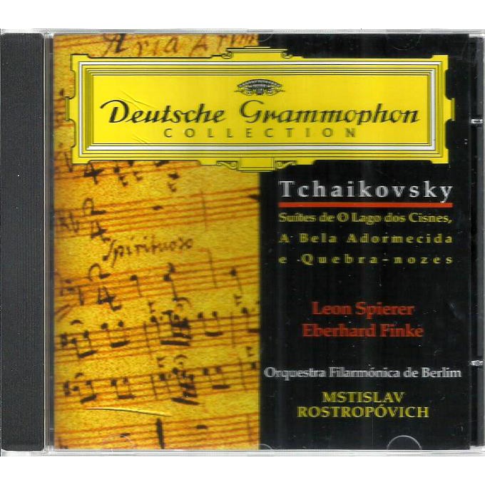 1223 Mcd- Cd Original 1999- Deutsche Grammophon- Tchaikovsky Suítes de O Lago dos Cisnes- A Bela Adormecida- Quebra Nozes- Clássica