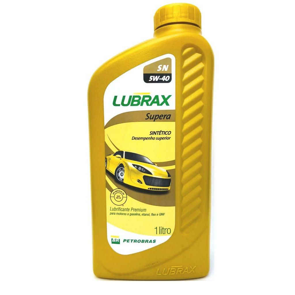 Oleo De Motor 5w40 Lubrax Supera Api Sn 1Lt