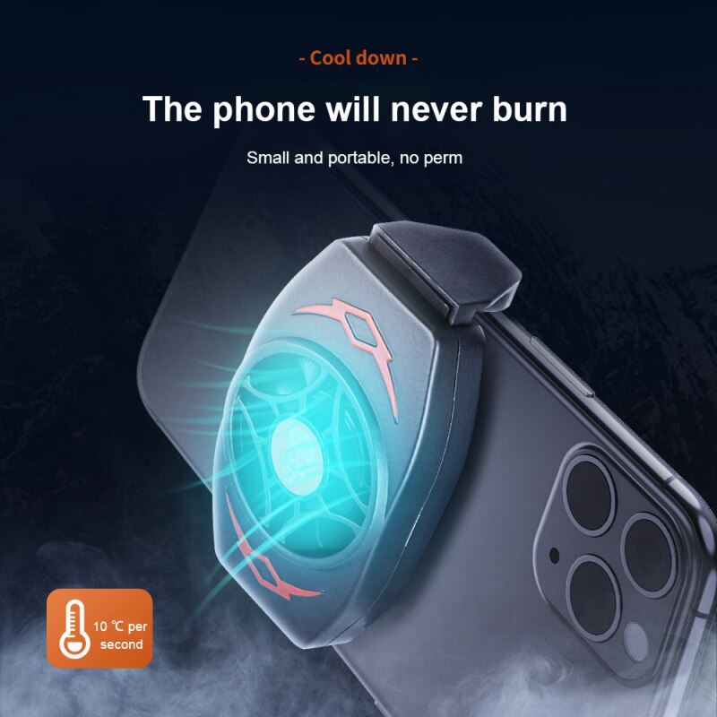 Radiador Portátil Para Celular , Ventilador De Resfriamento Dissipação De Calor , De Temperatura Do Telefone Jogos , Ref