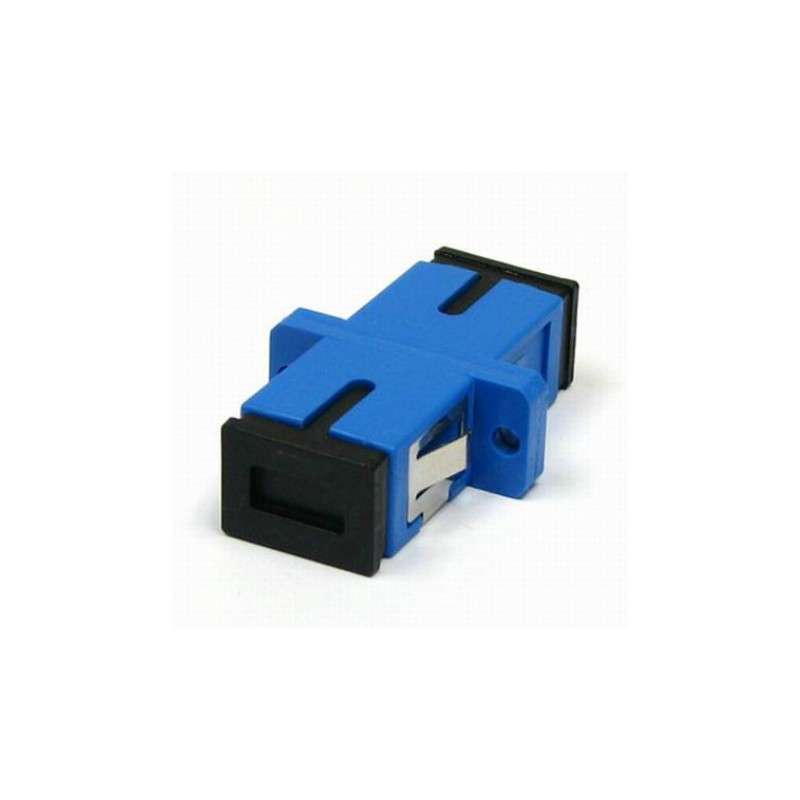 Kit C/100 Unidades Adaptador Acoplador P/ Fibra Óptica Sm Sc/UPC - Sc/UPC AZUL Nf@
