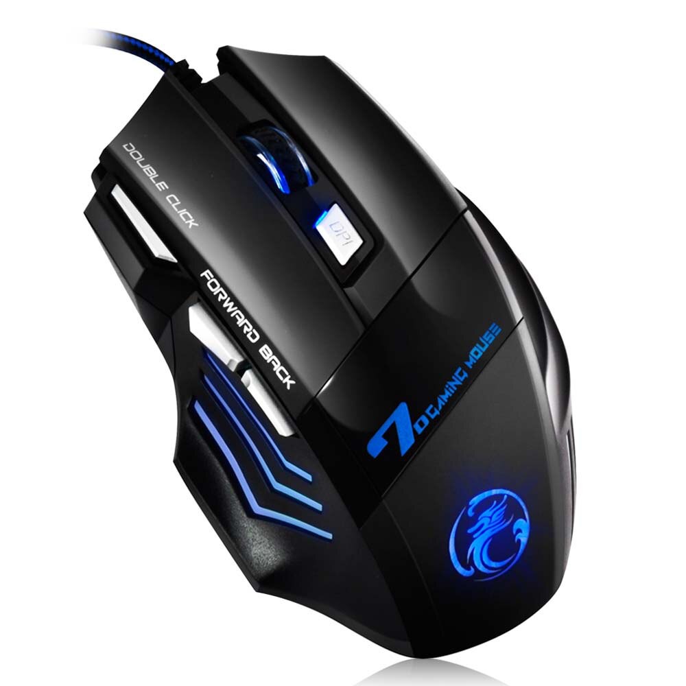 Mouse Gamer Optico Usb Led Colorido Rgb Barato Dpi Ajustável | Shopee