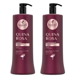 Kit Haskell Quina Rosa Shampoo + Condicionador 1L em Oferta na Shopee