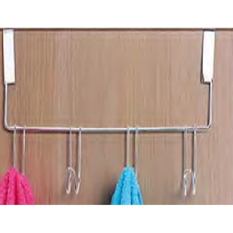 Cabide para Porta com 4 Gancho Cromado CHAPA