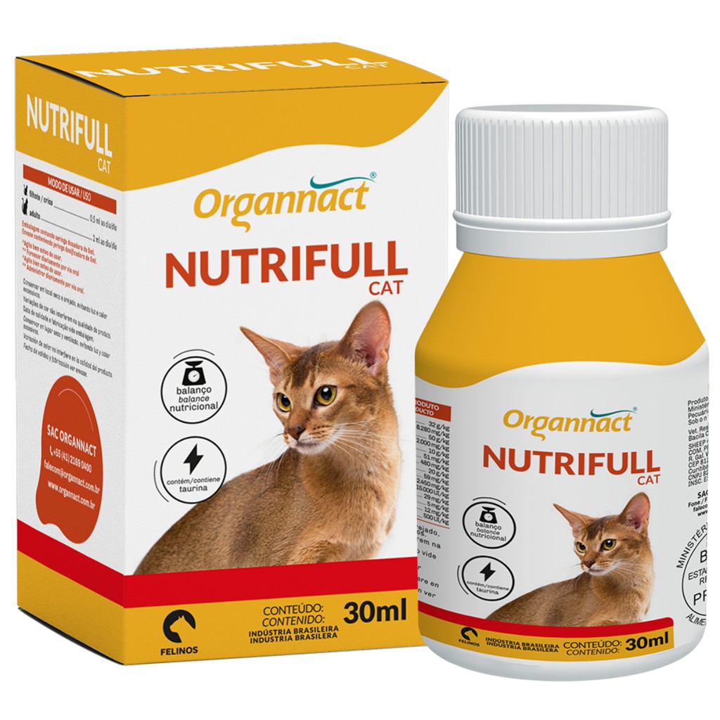 Suplemento Nutrifull Cat 30ml - Organnact