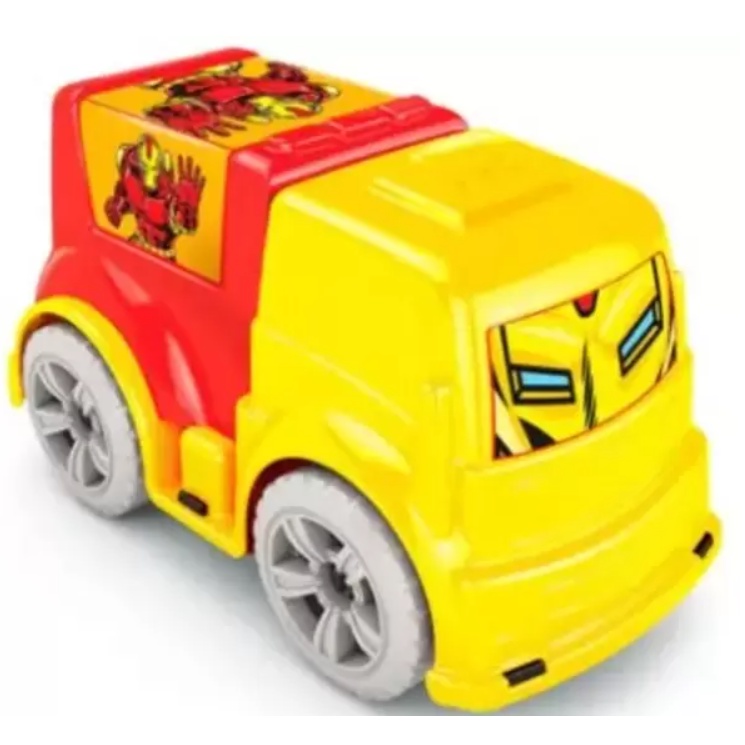 Carrinho Brinquedo Homem de Ferro de Plástico GGB.  Brinquedo para o dia das Crianças Presente de Aniversário