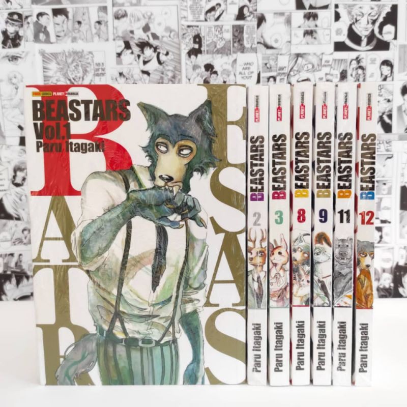 Beastars Vol 1 2 3 8 9 10 11 E 12 Shopee Brasil