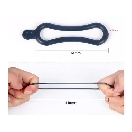 Anel De Borracha Oring Fixação Farol Bicicleta Kit 2 Peças