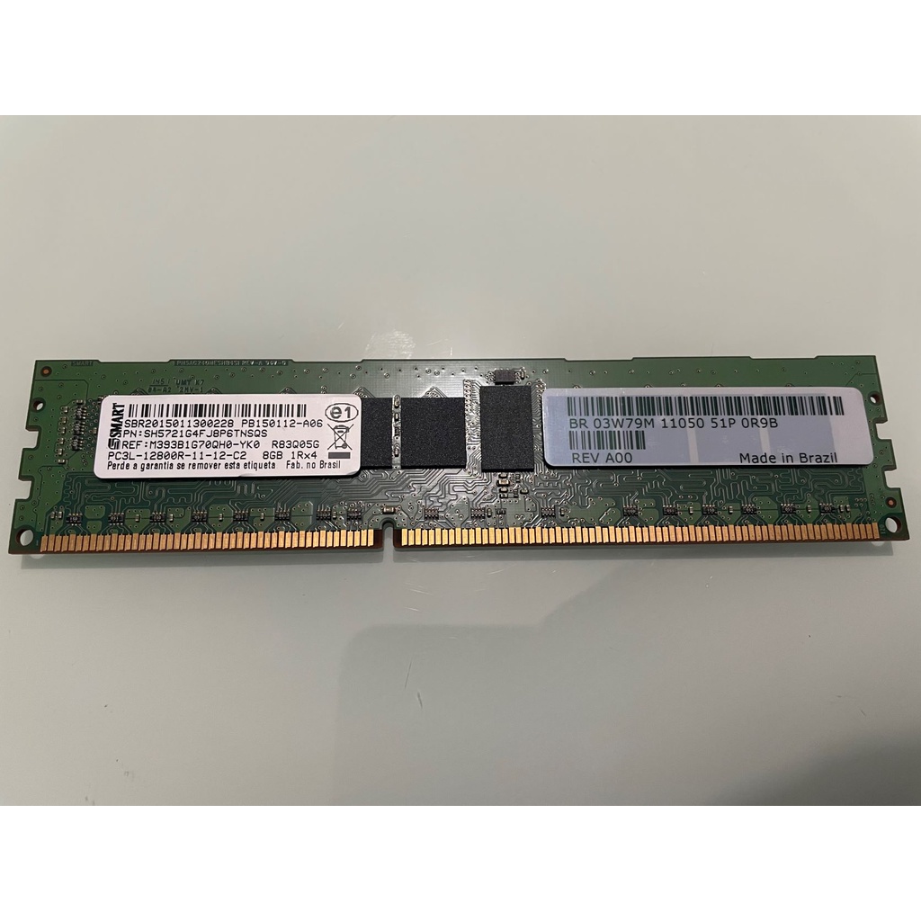 Memória Servidor Smart Ecc Rdimm 8gb Pc3l-12800r Dell T320 R320 T420 R420