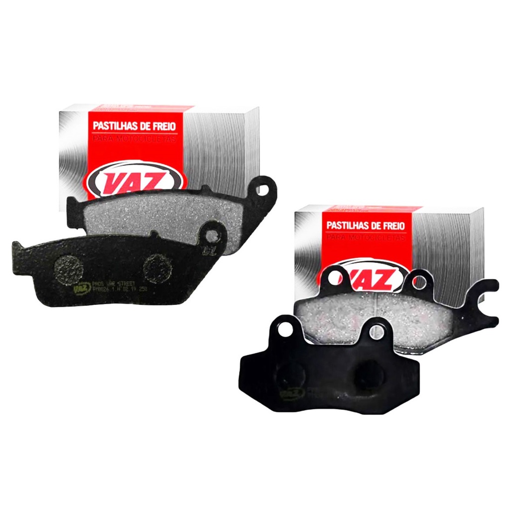 Kit Pastilhas de Freio P/ Kawasaki Versys 300X Ecopads Vaz