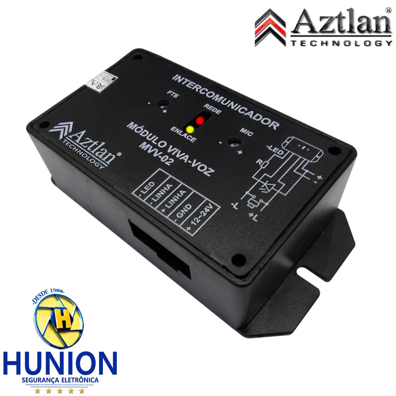 Modulo Viva Voz para Interfone de Elevador Placa modelo Mvv02 Aztlan