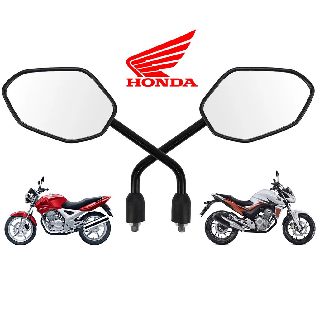 Retrovisor Cb250 Twister 2015 2016 2017 2018 Par Renascença