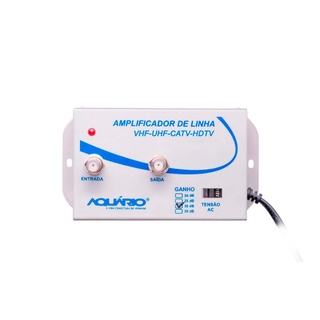 Amplificador de Linha de TV 30dB de Ganho
