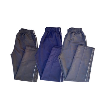 Kit 3x Calças Tactel Masculina Preta Azul Marinho Cinza Reforçada ...