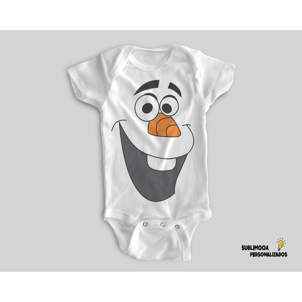 Body Bebe Personalizado Olaf Frozen Shopee Brasil