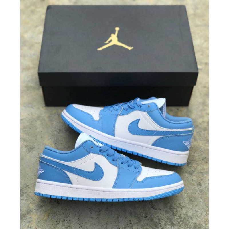 Nike Sports Shoes Nike Air Jordan 1 Low Top Sneakers Casual Shoes Blue Premium 40 44 Euro Men S Shoes Women S Shoes Shopee Brasil