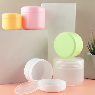 Colorido Para Embalagem De Viagem Loção Facial Cosmética Acessórios Redondos Portáteis Frasco De Creme Recarregável Sub-Caixa Multi-Tamanho Reutilizável