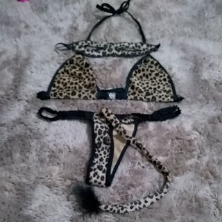 Fantasia Sensual Oncinha Shopee Brasil