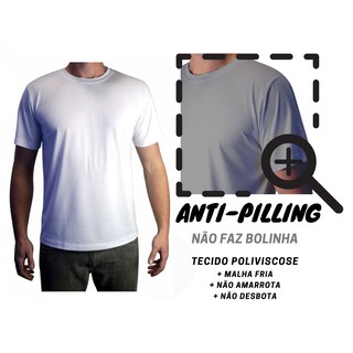 CAMISETA PV Poliviscose Premium Camisa Blusa Masculina cinza branca preta Lisa Básica Atacado Poliéster com Viscose Premium PV profissional empresa trabalho serviço
