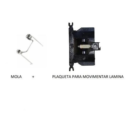 Kit Plaqueta Mover Lâmina + Mola Magic Senior Maquina sem fio Wahl Atacado e Varejo E