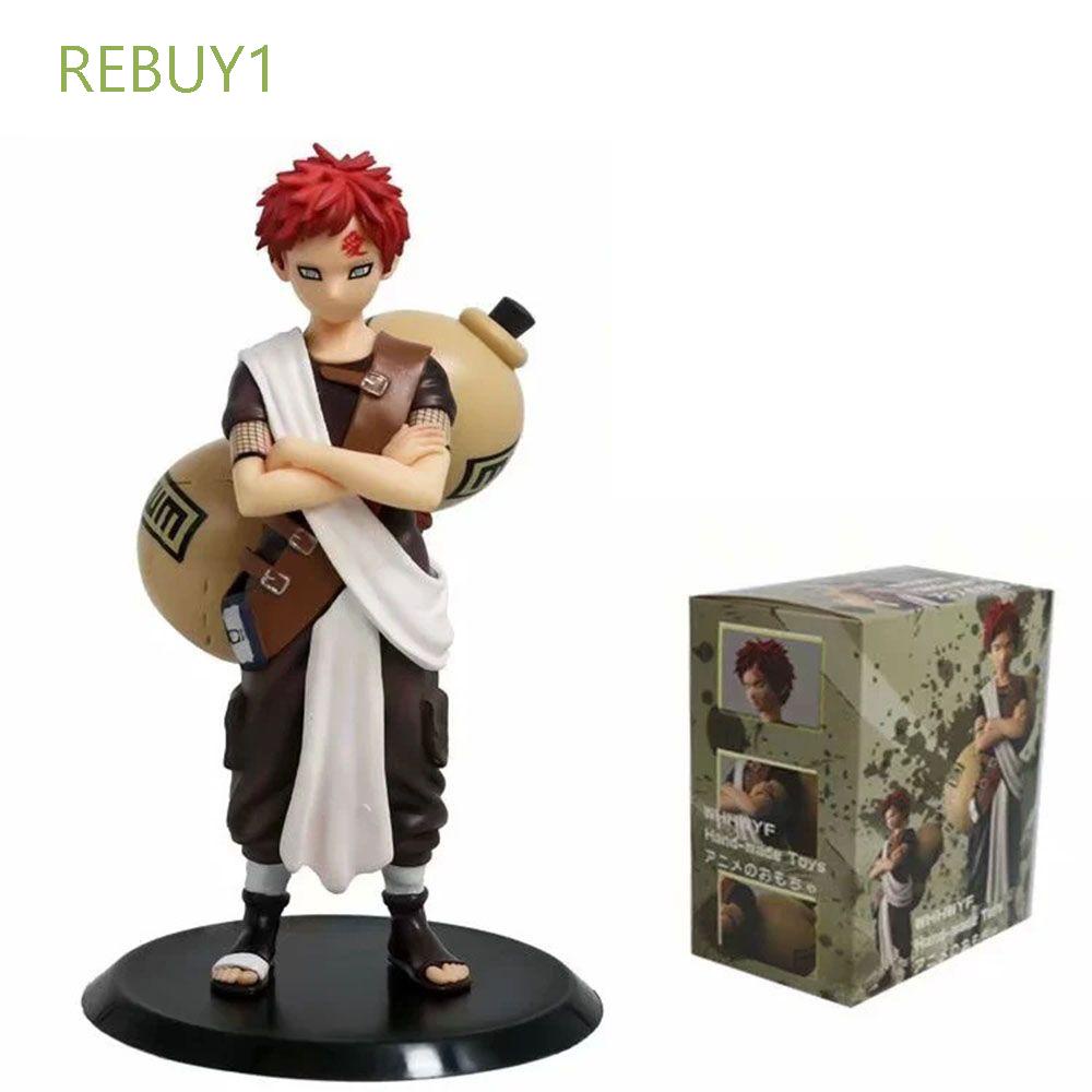 Rebuy1 Gato Anime Miniaturas Collectible Modelo Brinquedos Boneca Figuras De Brinquedo Gaara Naruto Action Figure Figuras De Ação