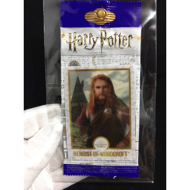 Trading Card Sapo de Chocolate - Figurinha, Wizard Card Inside 3D Lenticular Harry Potter Chocolate Frog - Hengist of Woodcroft