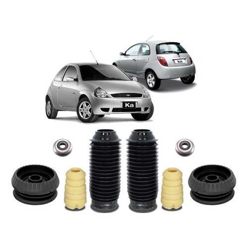 2 Kit Batente Suspensão Dianteiro Ford Ka 1996 1997 1998 99