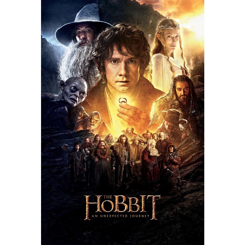Poster O Hobbit Tamanho Grande A3 Cartaz De Cinema  - Quadro Filme O Hobbit - The Hobbit