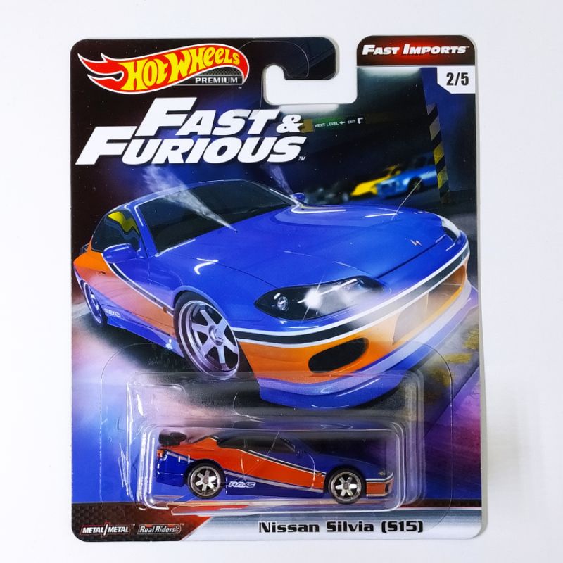 Hot Wheels Premium Nissan Silvia (S15) Velozes E Furiosos - Fast And Furious - Mona Lisa - Embalagem danificada