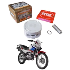 Kit Pistao Premium Com Aneis Rik Falcon Nx 400 2mm - Premium